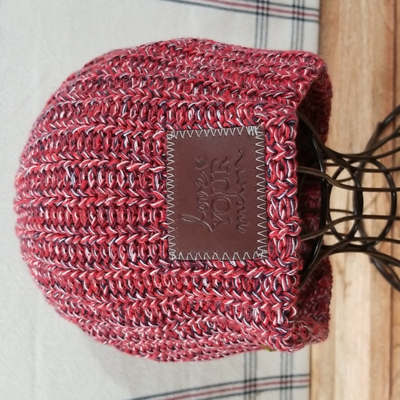Love Your Melon Red Beanie - Picture 2 of 5